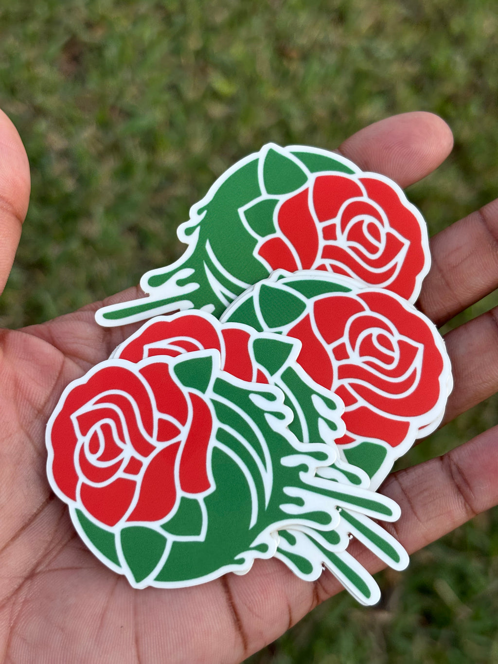 Bleed Rose Sticker