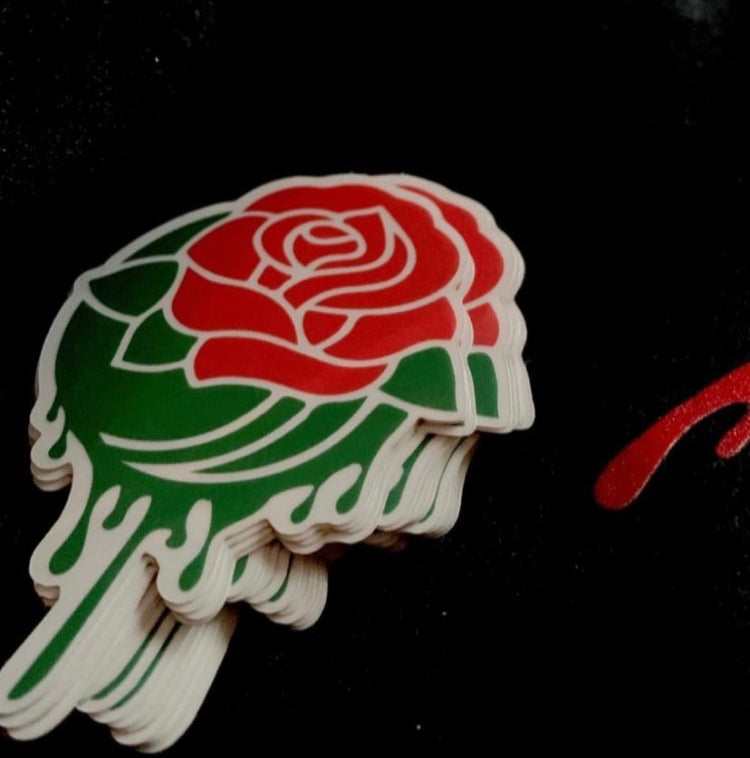 Bleed Rose Sticker