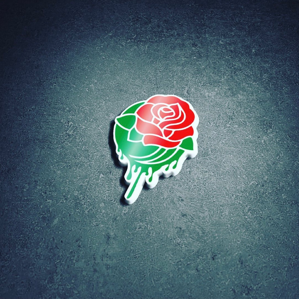 Bleed Rose Sticker