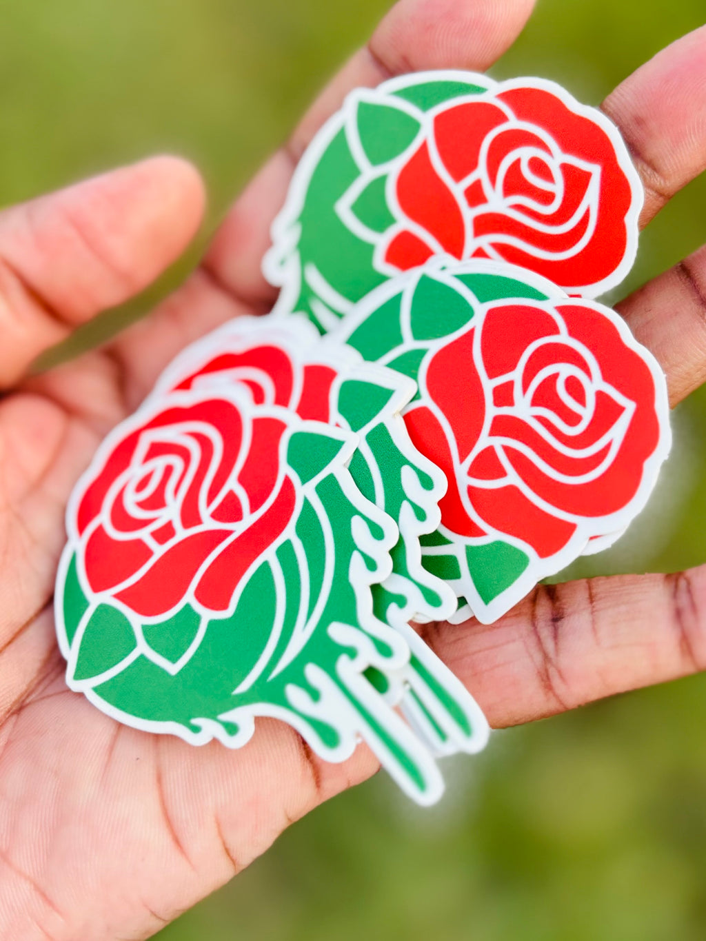 Bleed Rose Sticker