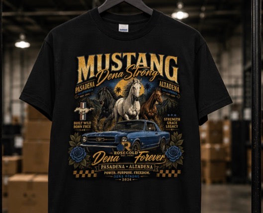 MUSTANG - Blue and Yellow