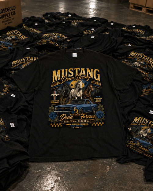 MUSTANG - Blue and Yellow